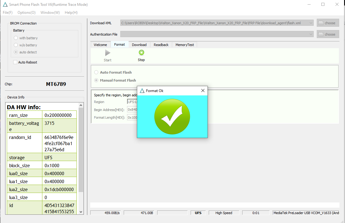 Walton Xanon X20 Frp Reset Bypass File