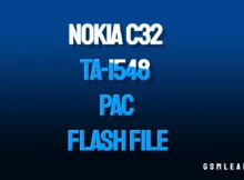 Nokia C32 TA-1548 PAC Flash File (Dead Fix)